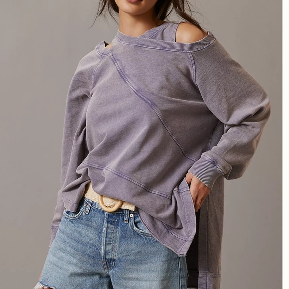 Pilcro Lavender Sweatshirt - Picture 7 of 13